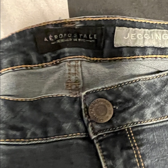 Aeropostale Dark Blue Skinny Jeans - Picture 2 of 4